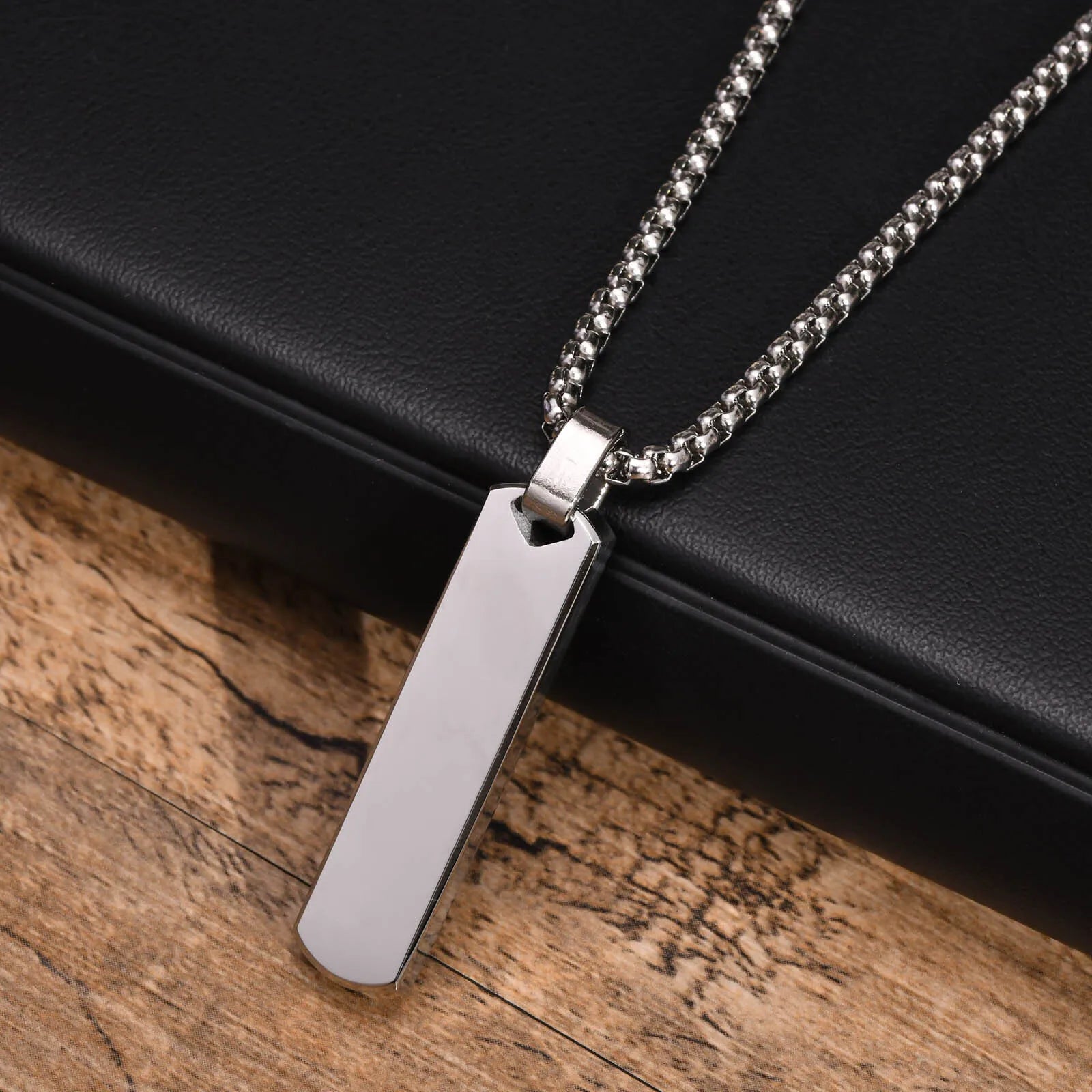 Silver Bar Necklace